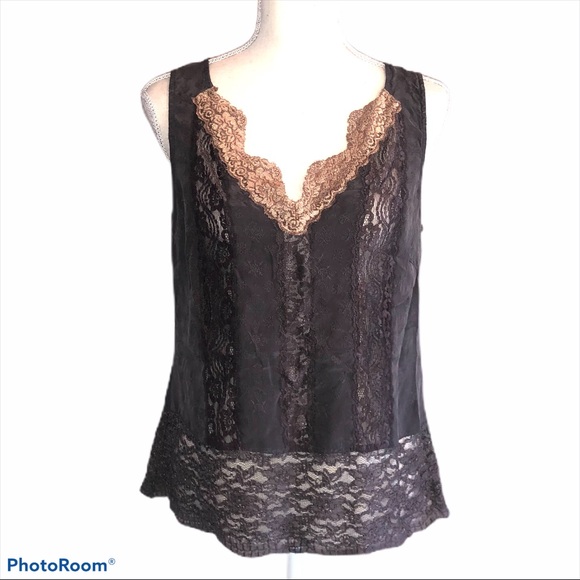 Odd Molly Lace/Silk Top - Picture 1 of 9